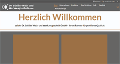 Desktop Screenshot of dr-schiller-wwt.de
