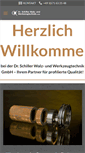 Mobile Screenshot of dr-schiller-wwt.de